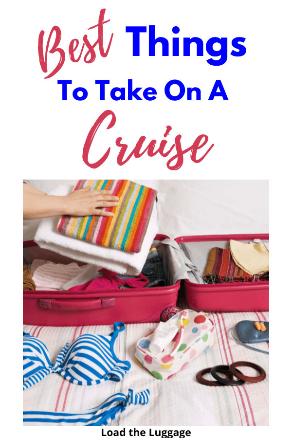 Best things to take on a cruise vacation.  These must pack items are cruise essentials.