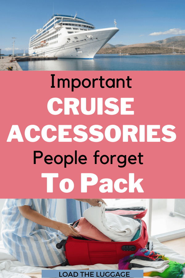 Important cruise accessories people often foget to pack fora  cruise vacation.  Are you missing any of these cruise essentials from your cruise packing list?