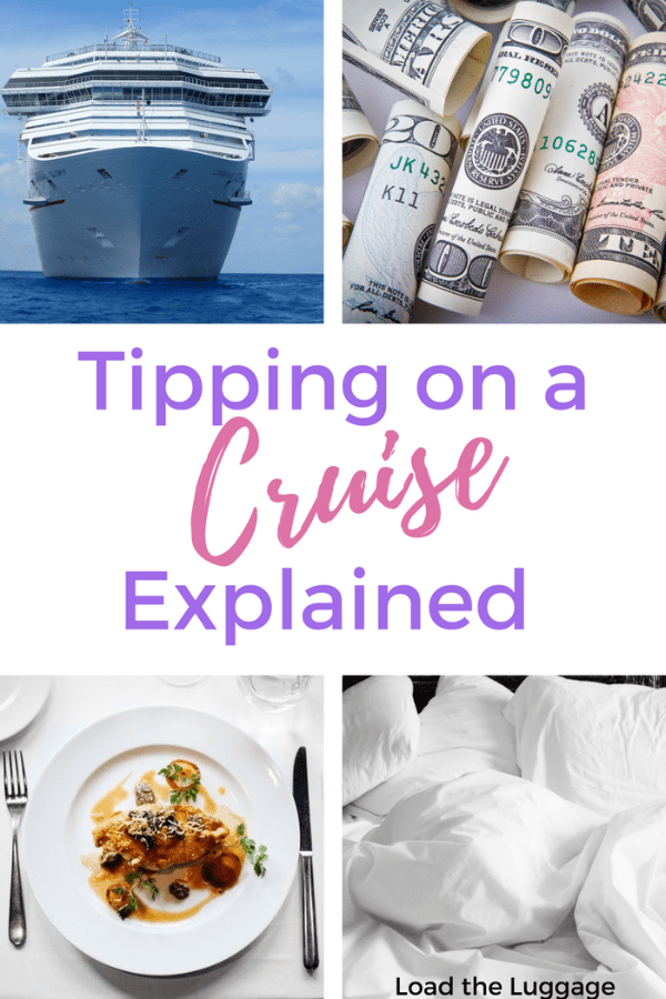 Tipping on a cruise explained.  Understanding tipping on a cruise (cruise gratuities).  What they are, how much to tip and how to pay your cruise ship tips.