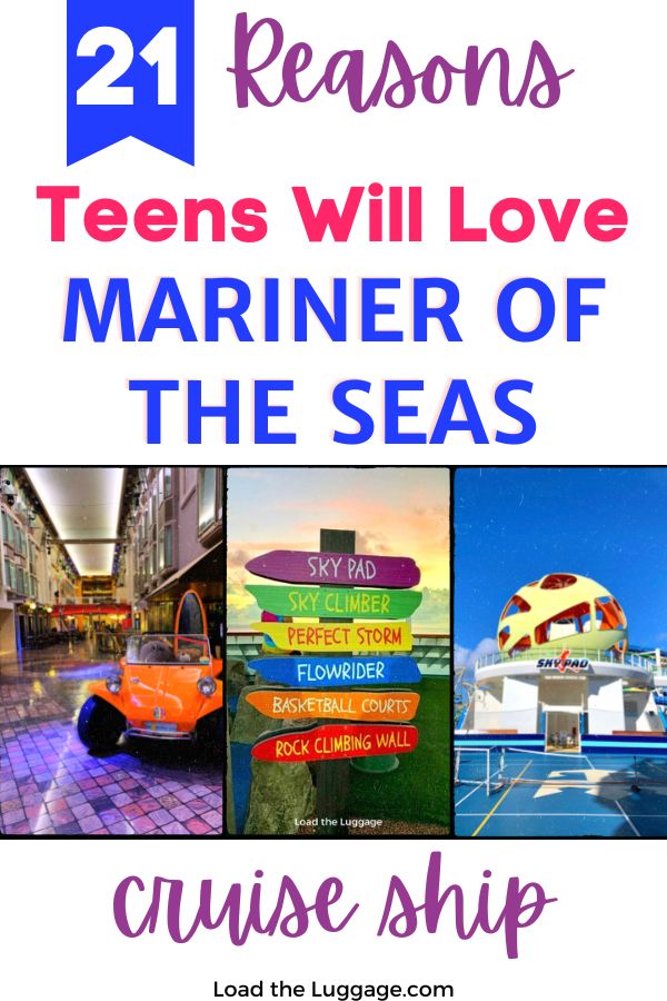 21 Reasons teens will love Mariner of the Seas cruise ship.  