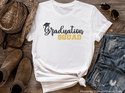 Graduation squad t-shirt, a cute graduation cruise shirt idea