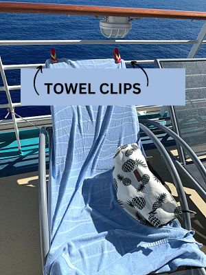 Towel clips a cruise essential