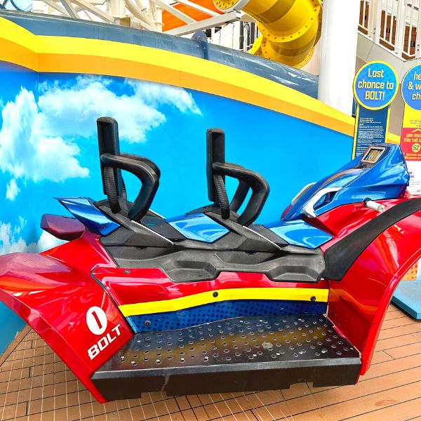 Carnival Bolt roller coaster car