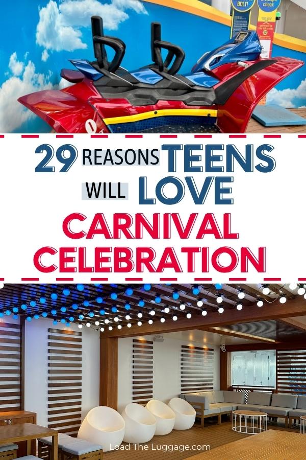 29 Reasons teens will love the Carnival Celebration cruise ship