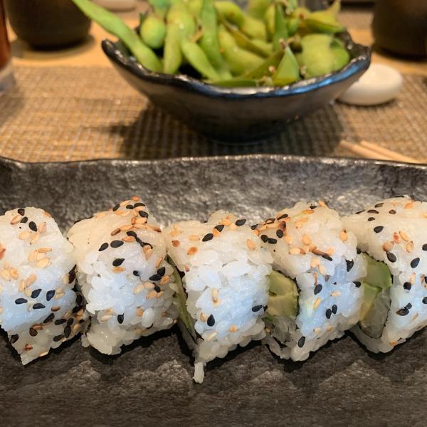 Avocado rolls from Bonsai Sushi